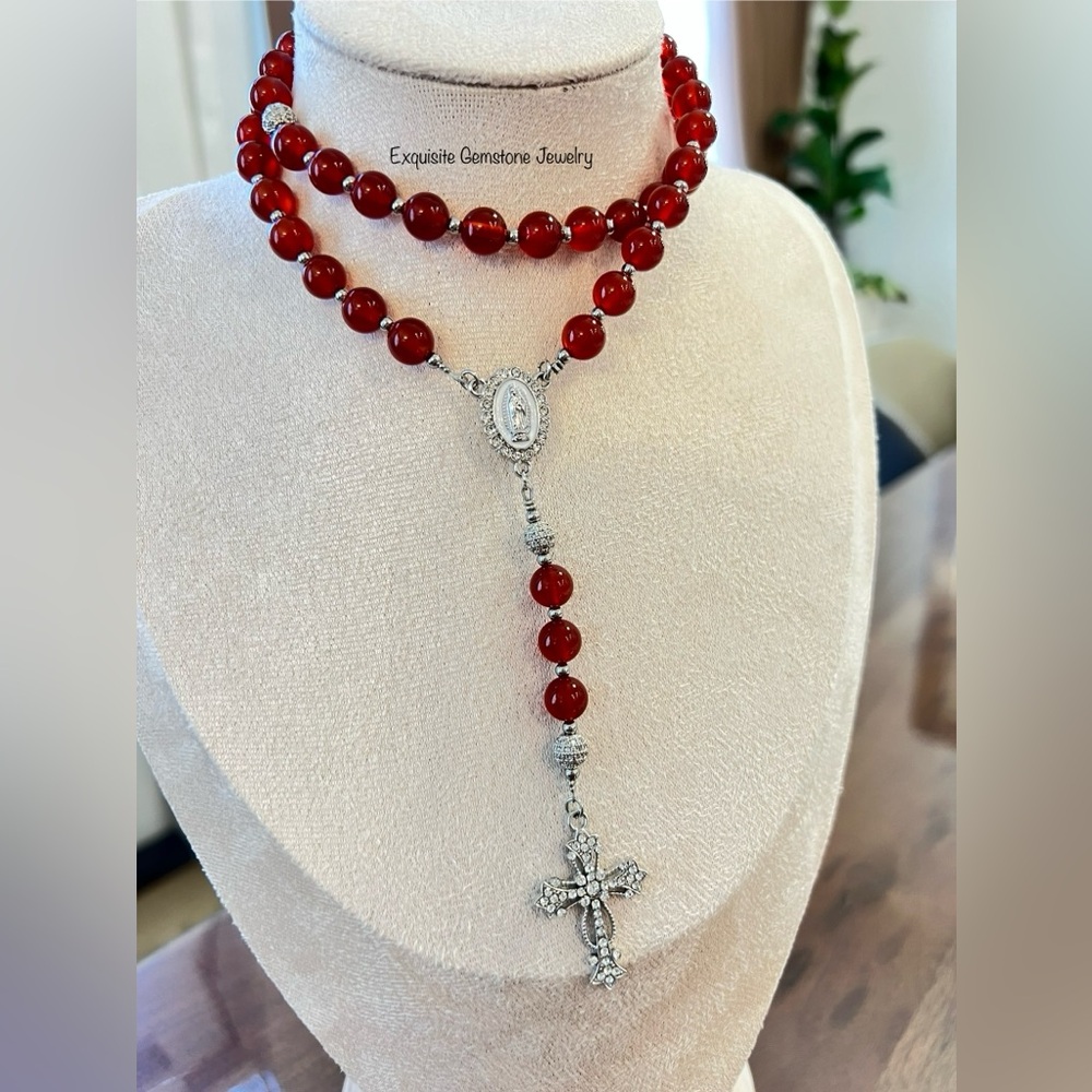 Red Beaded Necklace